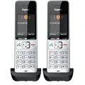 Produktbild: Gigaset COMFORT 500HX duo Zusatz-Mobilteile schwarz-silber, 2 St.
