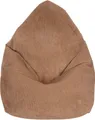 Produktbild: Dreamroots Bean Bag 80x80x120cm Sitzsack mit Lehne und Bezug Sitzkissen Boden Chill Sack Bubibag Sitzsack Sitzsack mit Füllung Sitzsack Brown Bear