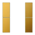 Produktbild: Jung GO2502TSA Tastensatz 2-fach, F50, Serie LS, goldfarben