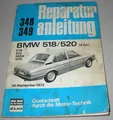 Produktbild: Reparaturanleitung BMW 518 520 E 12 E12 4 Zylinder 518 520 520 A 520i ab 09/1972