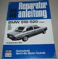 Produktbild: Reparaturanleitung BMW 518 520 E 12 E12 4 Zylinder 518 520 520 A 520i ab 09/1972