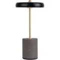 Produktbild: Näve Akku-Tischleuchte Seta, Grau, Schwarz, Gold, Metall, G, 30 cm, Lampen & Leuchten, Innenbeleuchtung, Tischlampen, Akku-Tischleuchten