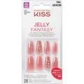 Produktbild: KISS Nails - Jelly Fantasy Nail Be Jelly (Kunstnägel, Rot, Braun) (30099)