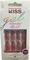 Produktbild: KISS Gel Fantasy * 28 Stück Kunstnägel mit Glitzer/Strass * inkl. Kleber * NEU