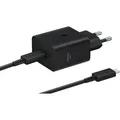 Produktbild: Samsung Super Fast Charging Ladegerät 45 W Schwarz + USB-C-Kabel 1,8 m Schwarz Kunststoff