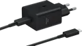 Produktbild: Samsung Super Fast Charging Ladegerät 45 W Schwarz + USB-C-Kabel 1,8 m Schwarz Kunststoff EP-T4511XBEGEU