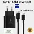 Produktbild: Für Samsung Ladeadapter 45W USB-C Adapter 5A Kabel kompatibel S25 S24 Plus Ultra
