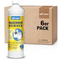 Produktbild: bio-chem Maschinenreiniger 6x 1000 ML für Waschmaschine und Geschirrspüler I Geruchsneutral & schonend I Flüssiger Intensiv-Reiniger für das Innere von Spülmaschinen und Waschmaschinen I Made in DE