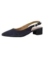 Produktbild: Tamaris Damen Sling Pump mit Blockabsatz Leder, blau, 39 EU