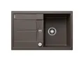 Produktbild: Blanco Metra 45 s Spüle 515038 78 x 50 cm, PuraDur cafe, reversibel, Ablauffernbedienung mit Drehbetätigung