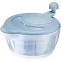 Produktbild: Westmark Salatschleuder, Fassungsvermögen: 5 Liter, ø 26 cm, Kunststoff, BPA-frei, Fortuna, Transparent/Blau, 2432224B