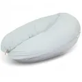 Produktbild: HOBEA-Germany Stillkissen 190 cm x 76 cm XXL Lagerungskissen Schwangerschaftskissen für Baby und Erwachsene Seitenschläferkissen Stillkissen mit Bezug aus Bio Baumwolle, Pastellgrün