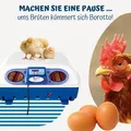 Produktbild: Borotto halbautomatische REAL 49 - Patentierte professionelle Brutmaschine 🐓💙