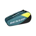 Produktbild: DUNLOP SX-Club Tasche für 6 Tennisschläger, Blaugrün-Schwarz-Gelb