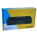 Produktbild: TECHNISAT HD-C 233 Kabelreceiver DVB-C DVB-C2 HDTV USB EPG Schwarz kompakt