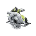 Produktbild: RYOBI 18 V ONE+ Brushless Akku-Handkreissäge R18CS7-0 (Sägeblatt-Ø 184mm, Schnitttiefe 90°/45° 60°/42mm, werkzeuglose Tiefeneinstellung, inkl.Sägeblatt, Parallelanschlag, ohne Akku & Ladegerät)