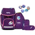 Produktbild: Ergobag Cubo PerlentauchBär Lumi Schulranzen Set 5tlg. - Violett