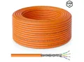 Produktbild: deleyCON deleyCON 50m CAT 7 Verlegekabel Netzwerkkabel S/FTP Schirmung 10Gbit LAN-Kabel