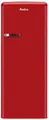 Produktbild: Amica KSR 364 150 R Retro Kühlschrank mit Gefrierfach, 55 cm breit, 218L, LED-Beleuchtung, chili red