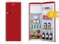 Produktbild: Amica Retro Kühlschrank 218L rot Gefrierfach LED E KSR 364 150 R