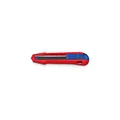 Produktbild: KNIPEX CutiX Universalmesser, mit Stabilisierungsschiene, Klingenverriegelung, 18 mm Abbrechklinge, Cuttermesser, Teppichmesser, 90 10 165 BK