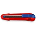 Produktbild: KNIPEX CutiX Universalmesser 18mm Cuttermesser Messer Teppichmesser 9010165BK