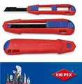 Produktbild: KNIPEX 90 10 165 BK Cuttermesser CutiX® Klingenbreite 18 mm Länge 165 mm