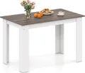 Produktbild: COSTWAY 120x70 cm Esstisch für 4-6 Personen, Esszimmertisch, Küchentisch Holz, Holztisch rechteckig, für Esszimmer, Wohnzimmer&Arbeitszimmer, Weiß
