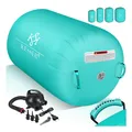 Produktbild: KESSER® Aufblasbare Air Roll Airtrack, Gymnastik-Rolle inkl. Tragetasche & elektr. Luftpumpe Barrel Gymnastik Tumbling Yoga Gymnastik Rolle Gymnastikmatte, Fitnessrolle