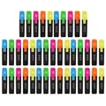 Produktbild: 40x GENIE Textmarker 5 Farben Neon Marker Set Highlighter Stifte Leuchtmarker