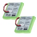 Produktbild: 2 x Akku für AVM FRITZ!Fon MT-D - 600mAh 2,4V ersetzt 5M702BMX, GP0827,GP0845 