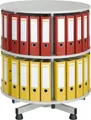 Produktbild: 2 Etagen Ordner-Drehsäule, ohne Ordner, H 880 mm 882336