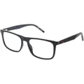 Produktbild: Hugo HG 1307 Herren-Brille inkl. Gläser Vollrand Quadratisch Kunststoff-Gestell 55/16/145, schwarz