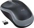 Produktbild: Logitech M185 Kabellose Maus 2,4 GHz USB-Nano-Empfänger PC Mac Laptop Grau