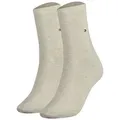 Produktbild: TOMMY HILFIGER Damen Socken, 2er Pack - Classic, Strümpfe, einfarbig Beige 35-38