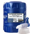 Produktbild: 20  Liter MANNOL Outboard Marine 2-Takt Mischöl Außenborder API TD + Auslaufhahn