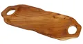 Produktbild: Schönes 45 cm Holz Tablett Teakholz Deko Bali Teak 10