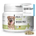 Produktbild: TESTURTEIL SEHR GUT 2026 ReaVET Wurm-Kraut Kapseln 50 Stück - für Hunde, mit echtem Wurmkraut (Artemisia Absinthium) in rezepturbasierter Pflanzenformel, geeignet für Hunde Aller Rassen