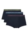 Produktbild: Emporio Armani Herren CORE Logoband 3-Pack Trunk Badehosen, Marine/Marine/Marine,