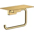 Produktbild: hansgrohe AddStoris Papierrollenhalter 41772990 mit Ablage, Wandmontage, Metall, polished gold optic