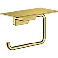 Produktbild: hansgrohe AddStoris Toilettenpapierhalter, mit Ablage, 41772990, Farbe: Polished Gold Optic