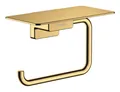 Produktbild: Hansgrohe AddStoris Toilettenpapierhalter mit Ablage - Polished Gold Optic - 41772990