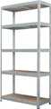 Produktbild: Metallsteckregal 180 x 90 x 40 cm 5 Holzböden 875 kg