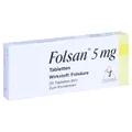 Produktbild: FOLSAN 5 mg Tabletten 20 St.