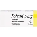 Produktbild: FOLSAN 5 mg Tabletten 20 St