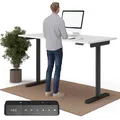 Produktbild: Ergotopia Desktopia One höhenverstellbarer Schreibtisch | elektrischer Schreibtisch höhenverstellbar | Bürotisch höhenverstellbar, Verstellbarer Tisch TÜV-geprüft, 7 Jahre Garantie 180x80 cm