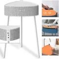 Produktbild: Fontastic Prime Drahtloser Lautsprecher Mesu im Tisch Design ws Raumfüllender Klang, Tischplatte induktives Laden