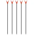 Produktbild: Zite Fishing Rutenhalter 75 cm – V-Rutenhalter mit Schnurlaufkerbe – Rutenauflage Angeln – Rod Pod Alternative aus Fiberglas (5 Stück)