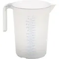 Produktbild: Messkanne 3000 ml Polypropylen transparent D175xH238mm Griff offen
