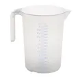 Produktbild: HÜnersdorff Messkanne 3000 ml PP transp.D175xH238mm Griff offen hünersdorff